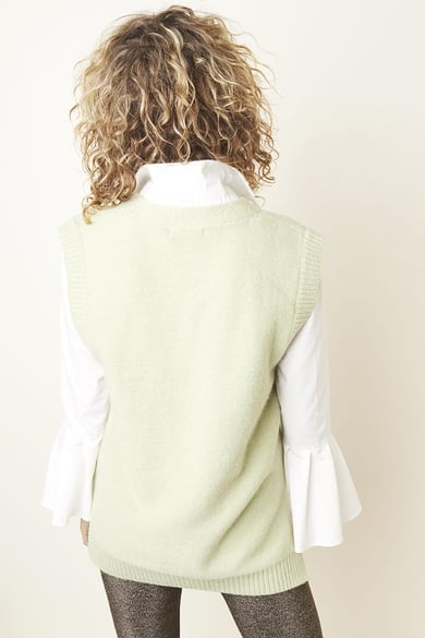 Chaleco cuello en pico Negro One size h5 Imagen5